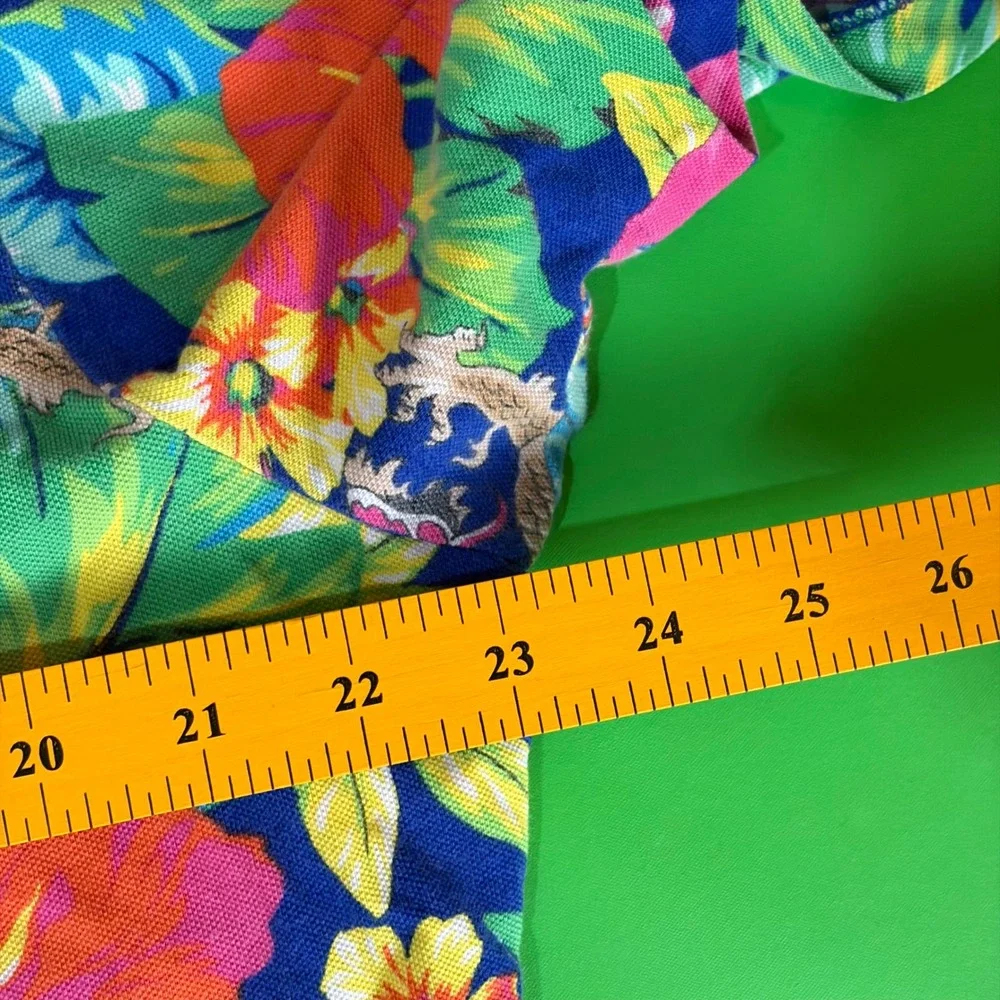 Polo Ralph Lauren Featherweight Mesh Hawaiian Shirt Mens 2X Floral Dragon AOP